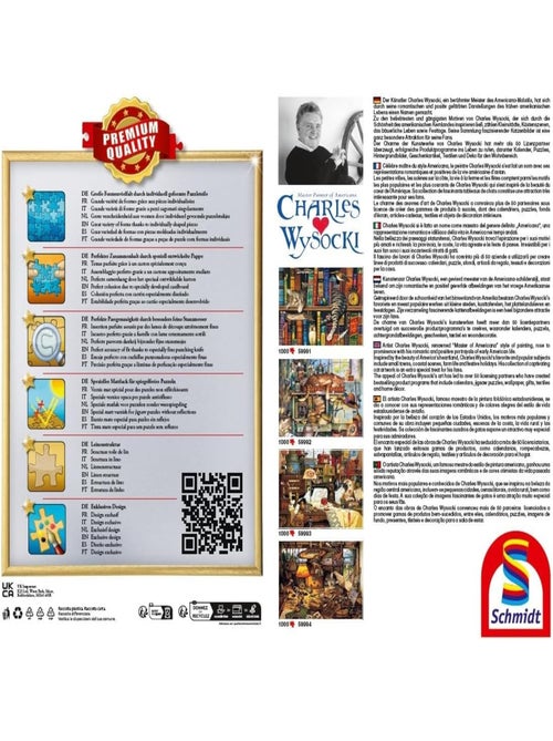 Puzzle Frédéric le chat lettré 1000 pcs - Kiabi