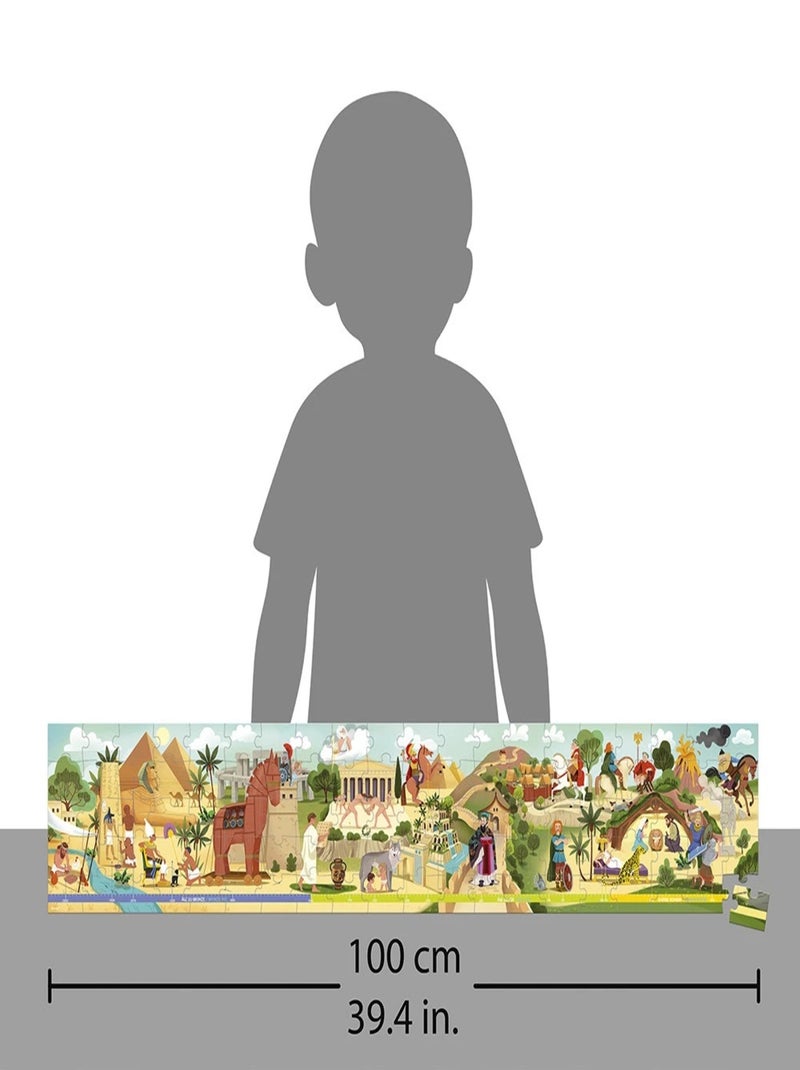 Puzzle Frise Mythologie et Antiquité 100 pcs N/A - Kiabi
