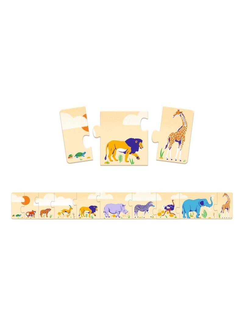 Puzzle frise Petits et grands N/A - Kiabi