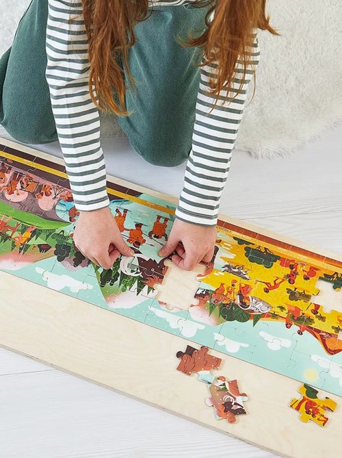 Puzzle Frise Préhistoire 100 pcs - Kiabi