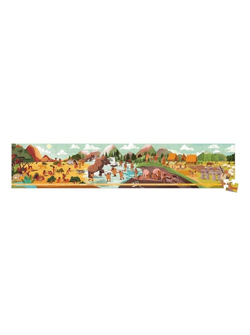 Puzzle Frise Préhistoire 100 pcs - Kiabi