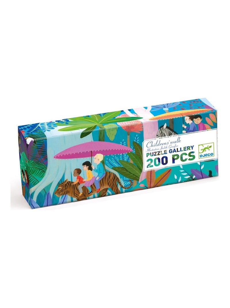 Puzzle gallery Children's walk 200 pièces N/A - Kiabi
