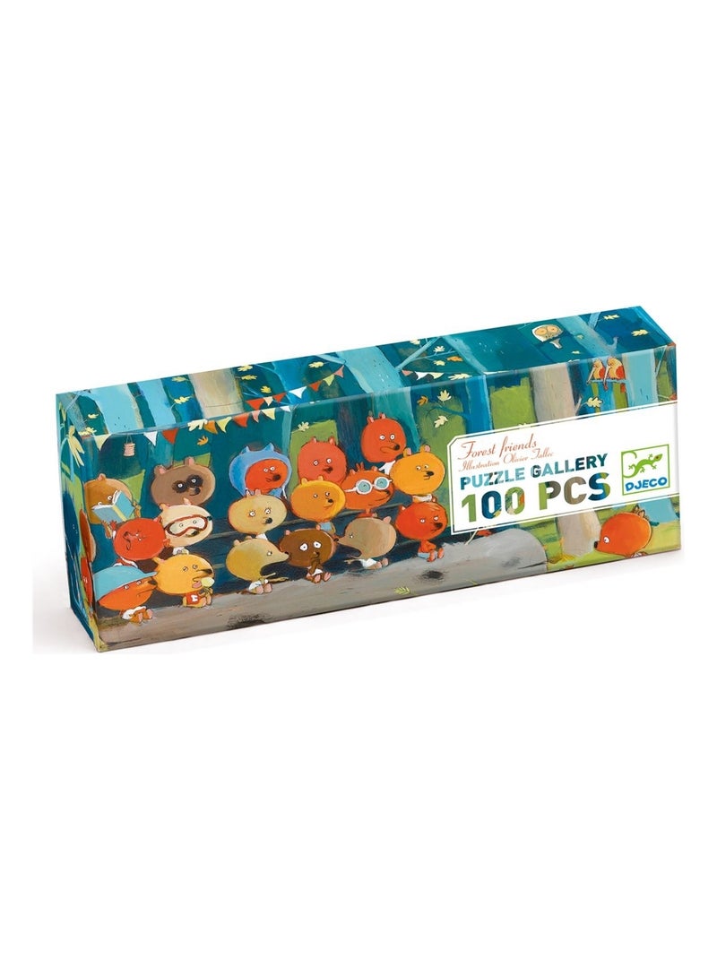 Puzzle gallery Forest friends 100 pièces N/A - Kiabi
