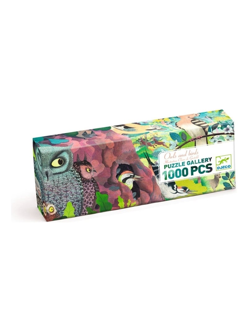 Puzzle gallery Owls and birds 1000 pièces N/A - Kiabi