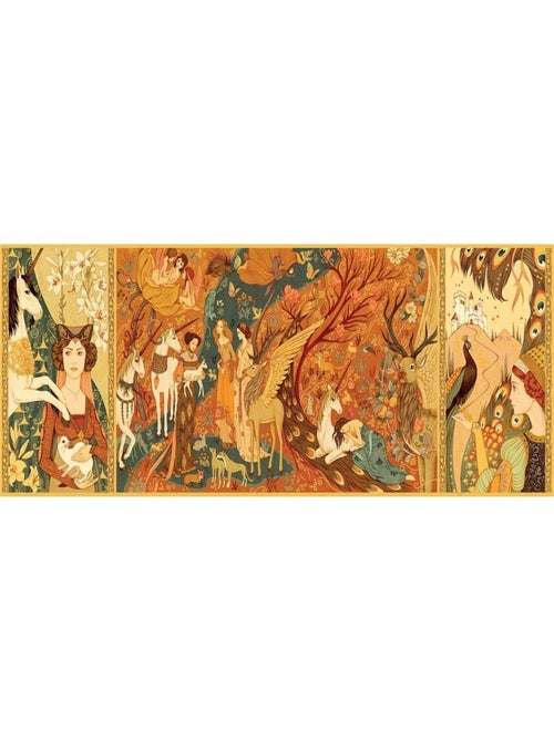 Puzzle gallery unicorn garden 500 pièces et poster - Kiabi