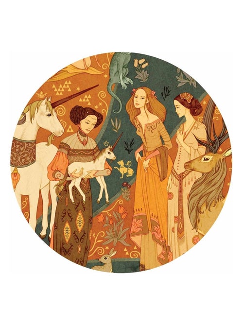 Puzzle gallery unicorn garden 500 pièces et poster - Kiabi