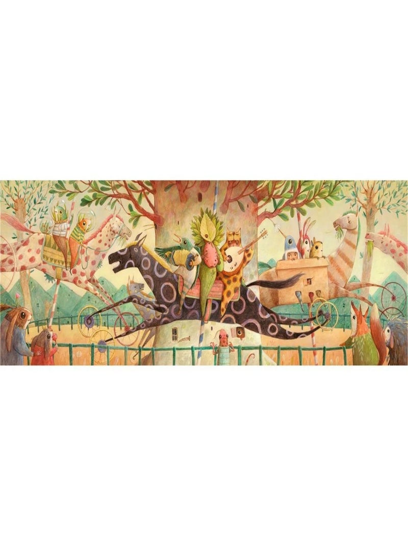 Puzzle gallery Wonderful ride 100 pièces Multicolore - Kiabi