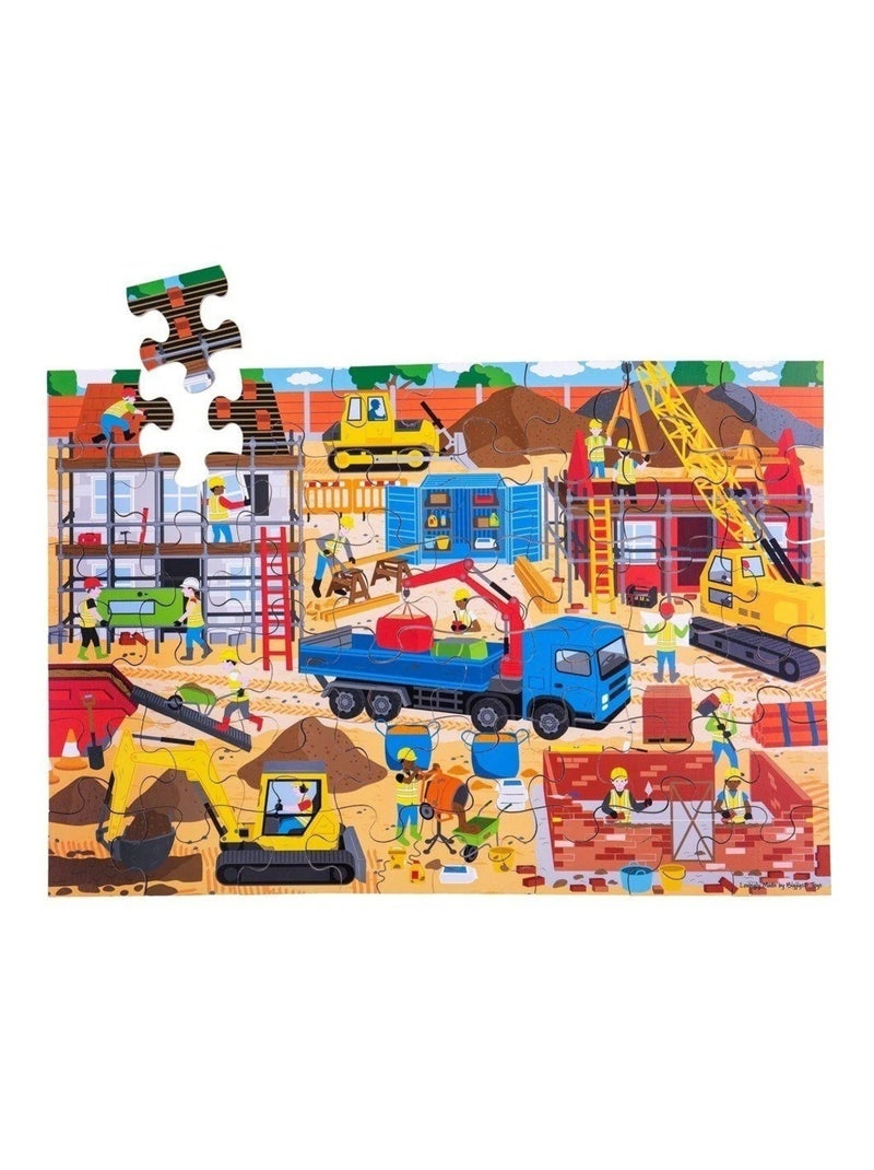 Puzzle géant Chantier de construction N/A - Kiabi