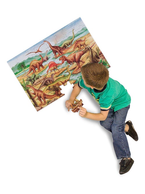 Puzzle géant Dinosaures - Kiabi