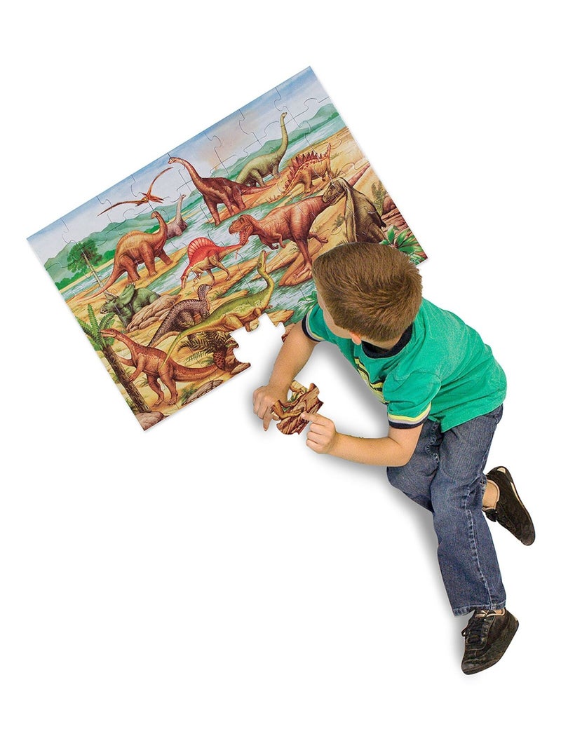 Puzzle géant Dinosaures N/A - Kiabi
