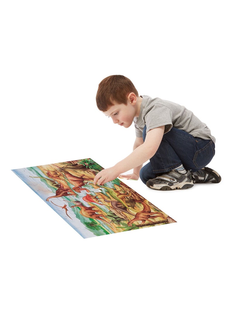 Puzzle géant Dinosaures N/A - Kiabi