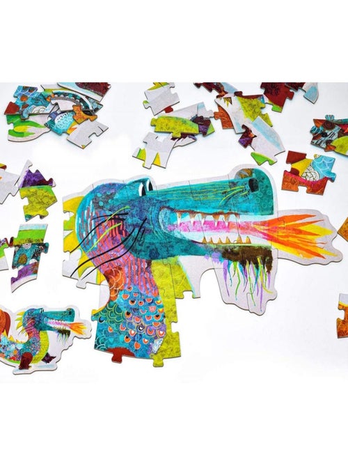 Puzzle géants Léon le dragon - Kiabi