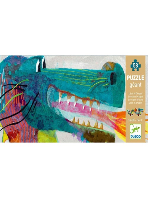 Puzzle géants Léon le dragon - Kiabi