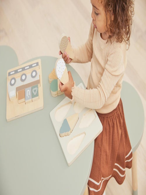 Puzzle glace en bois contreplaqué de bouleau - Kiabi