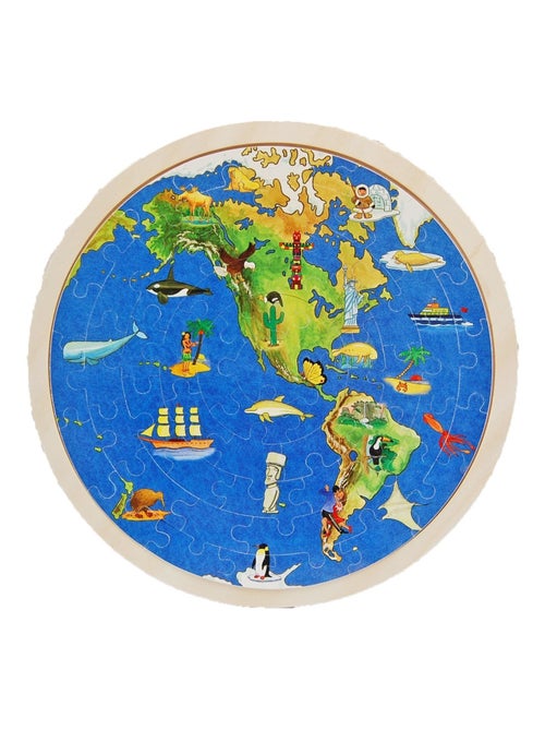 Puzzle globe terrestre - Kiabi