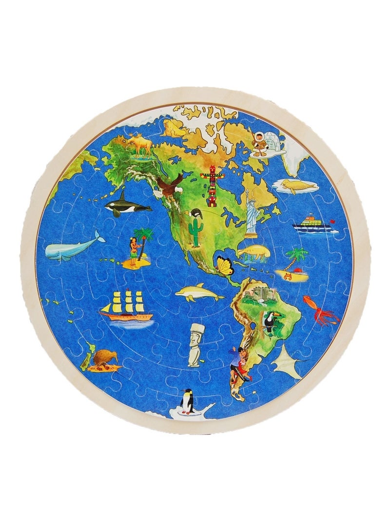 Puzzle globe terrestre N/A - Kiabi