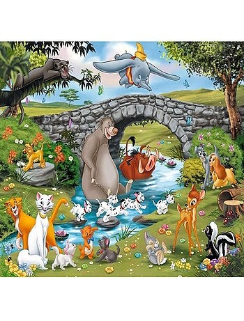 Puzzle Grande famille Disney 100 pcs XXL