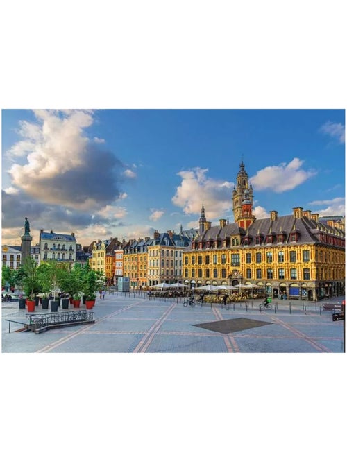 Puzzle grand'place de lille 1000 pcs - Kiabi