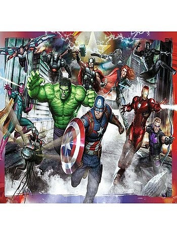 Puzzle Grands héros Marvel Avengers 100 pcs XXL