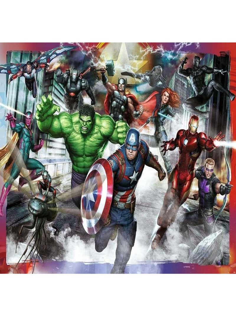 Puzzle Grands héros Marvel Avengers 100 pcs XXL N/A - Kiabi