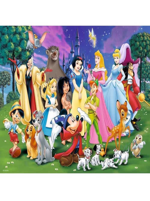 Puzzle Grands personnages Disney 200 pcs XXL - Kiabi