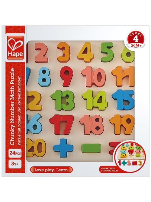 Puzzle grosses pièces maths - Kiabi