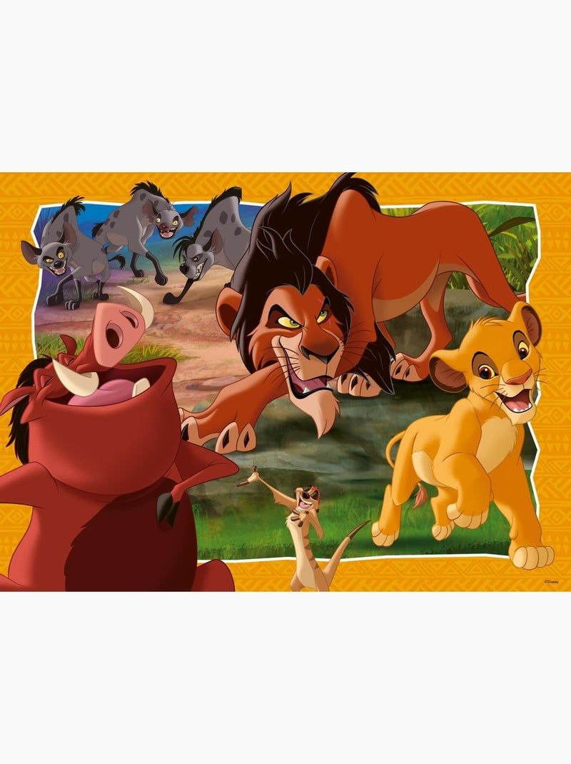 Puzzle Hakuna Matata Le Roi Lion 200 pcs XXL N/A - Kiabi