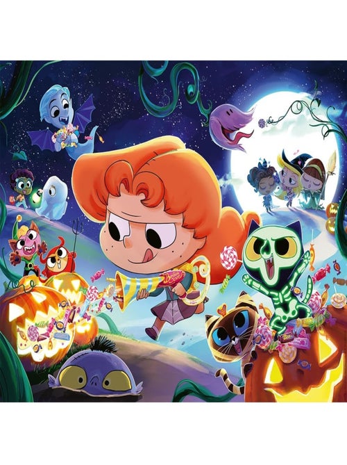Puzzle Halloween Mortelle Adèle 250 pcs - Kiabi
