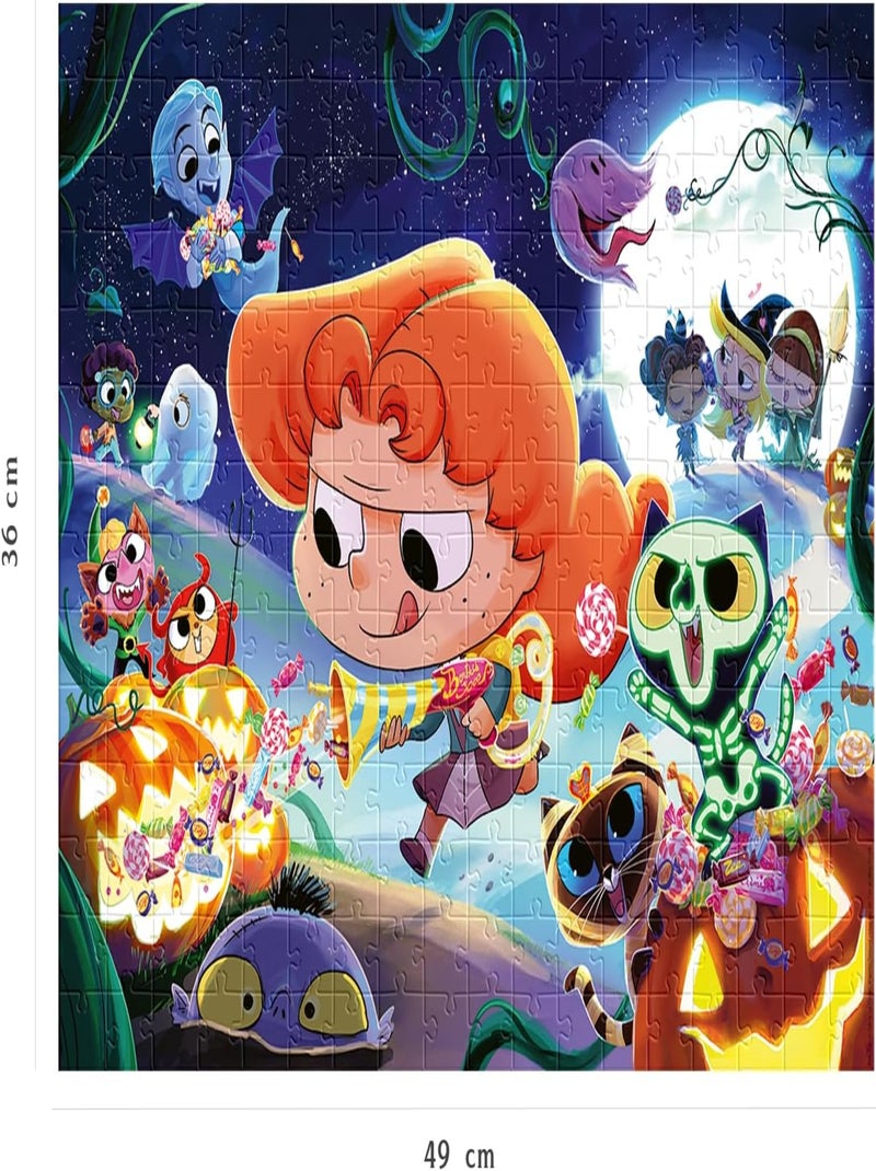 Puzzle Halloween Mortelle Adèle 250 pcs N/A - Kiabi