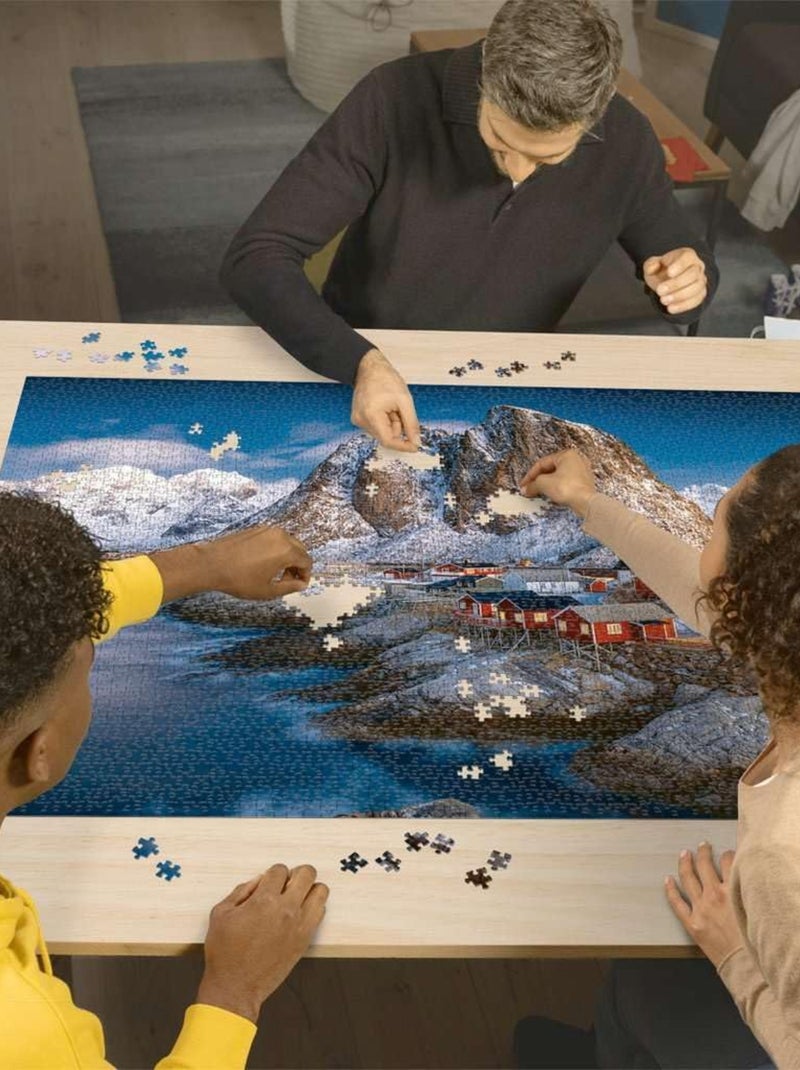 Puzzle Hamnoy Iles Lofoten 3000 pcs N/A - Kiabi