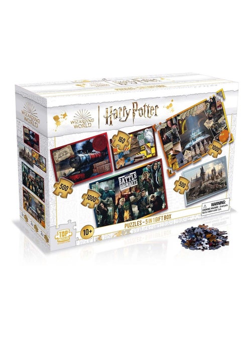 Puzzle Harry Potter 5 En 1 - Winning Moves - Kiabi