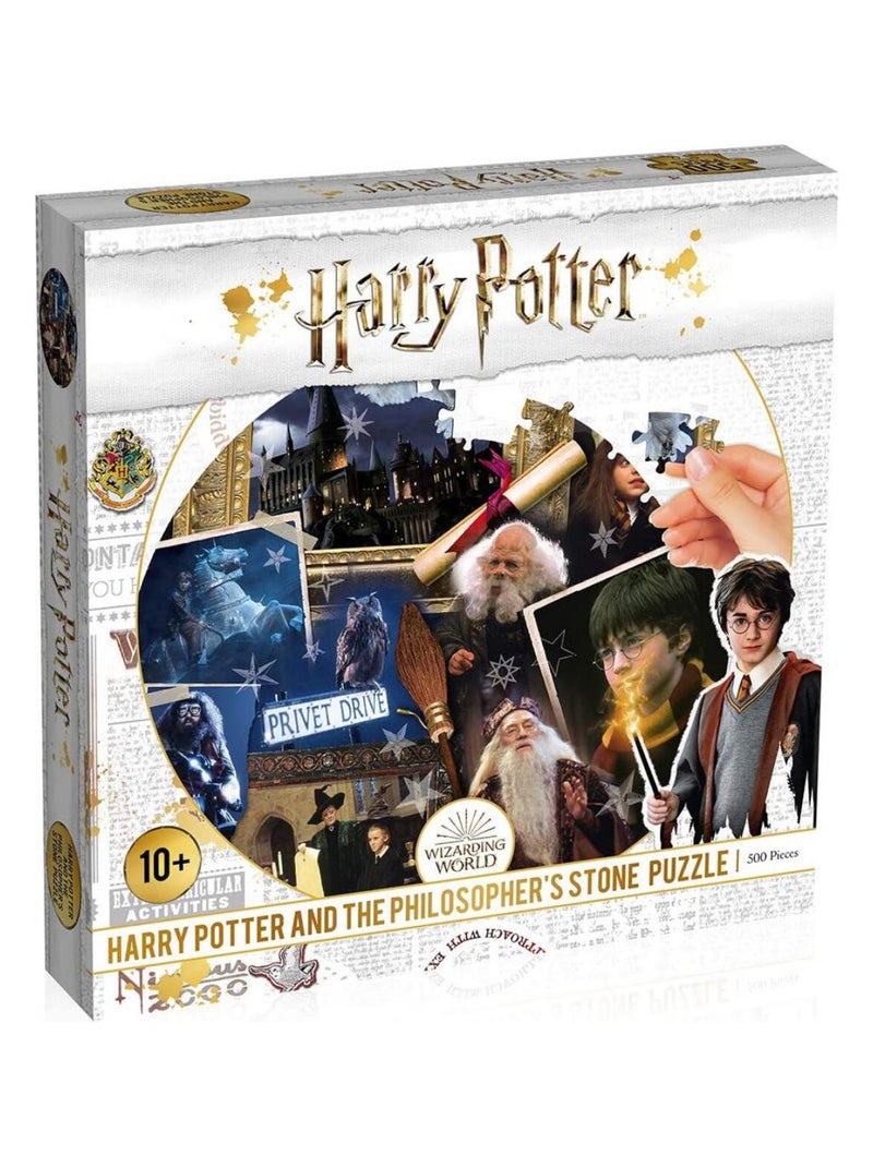 PUZZLE HARRY POTTER ET LA PIERRE PHILOSOPHALE 500 PIECES - PACK BLANC N/A - Kiabi