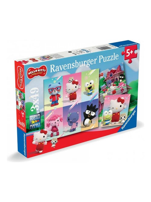 Puzzle Hello Kitty 3x49 pcs - Kiabi