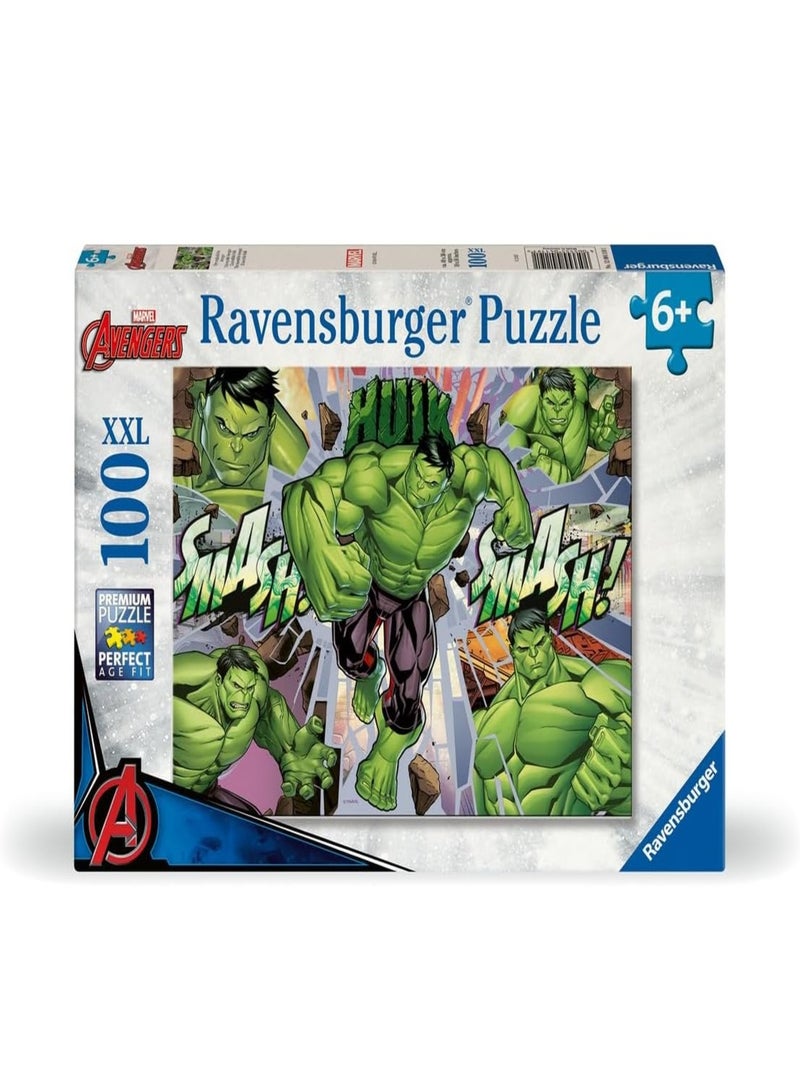 Puzzle Hulk Marvel Avengers 100 pcs XXL N/A - Kiabi