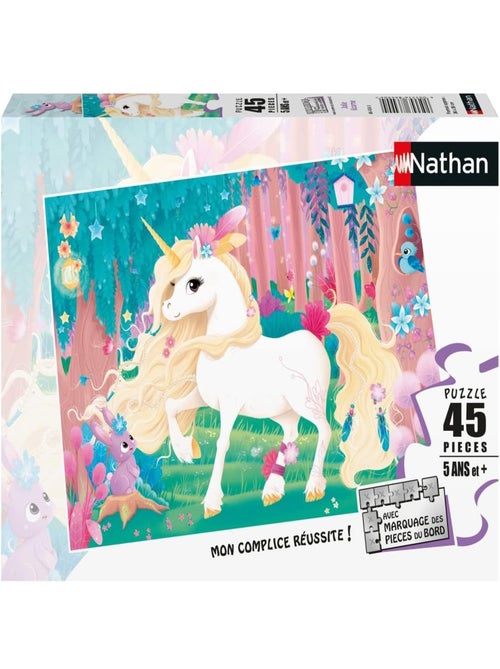 Puzzle Jolie licorne 45 pcs - Kiabi