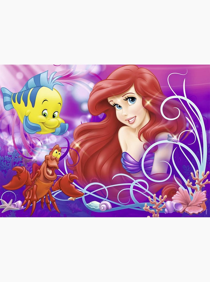 Puzzle Jolie petite sirène Ariel 60 pcs N/A - Kiabi