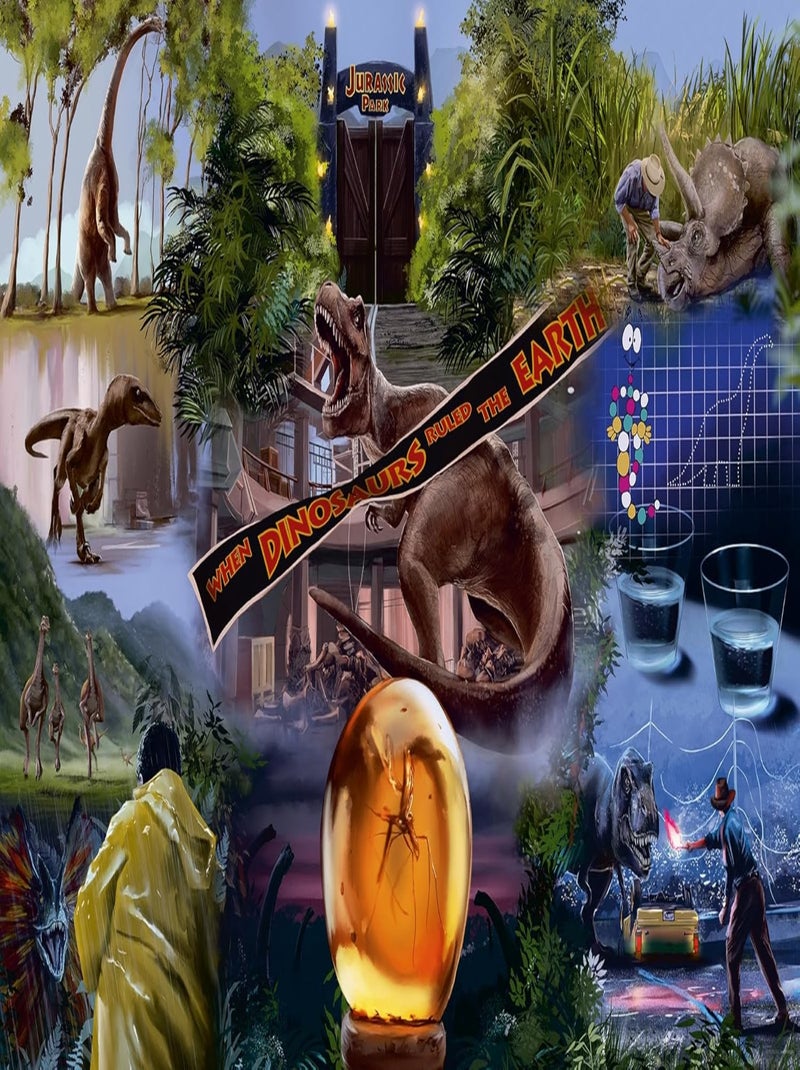 Puzzle Jurassic Park 1000 pièces N/A - Kiabi