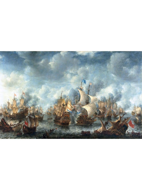 Puzzle La bataille de Scheveningen d'Abrahamsz - Kiabi