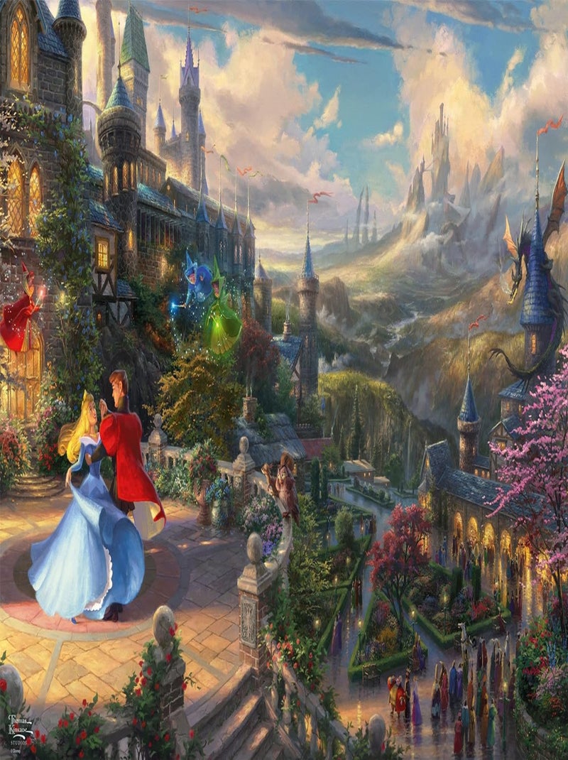 Puzzle La Belle au bois dormant dansant 1000 pcs N/A - Kiabi
