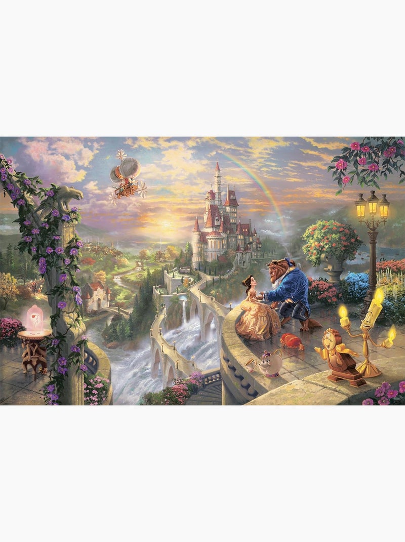 Puzzle La Belle et la Bête 1000 pcs N/A - Kiabi