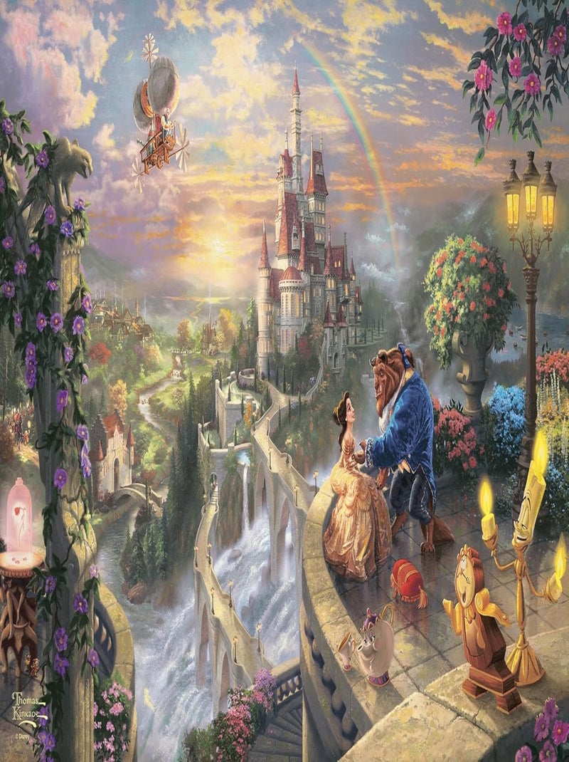 Puzzle La Belle et la Bête 500 pcs N/A - Kiabi