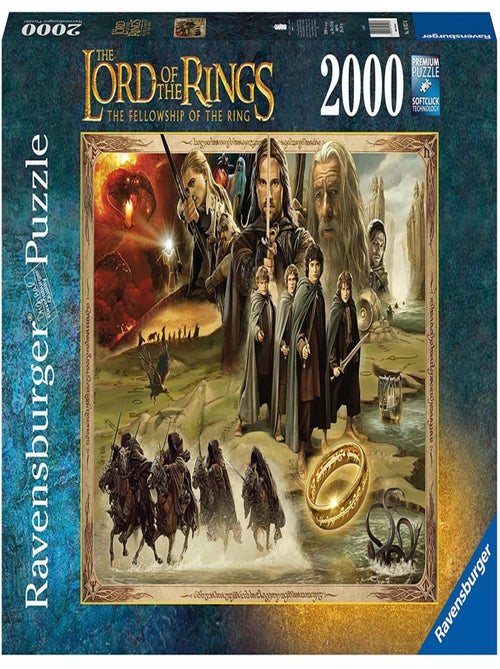 Puzzle La Communauté de l'anneau 2000 pcs - Kiabi