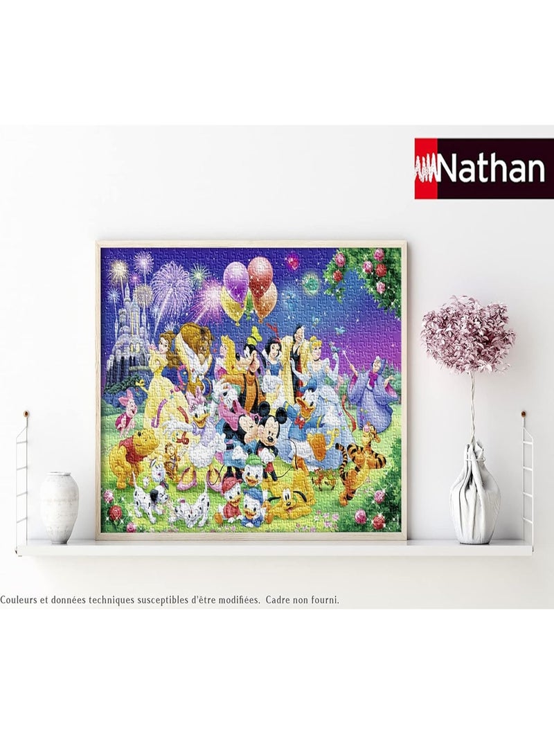 Puzzle La Famille Disney 1000 pcs N/A - Kiabi