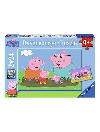 Puzzle La famille Peppa Pig 2x24 pcs