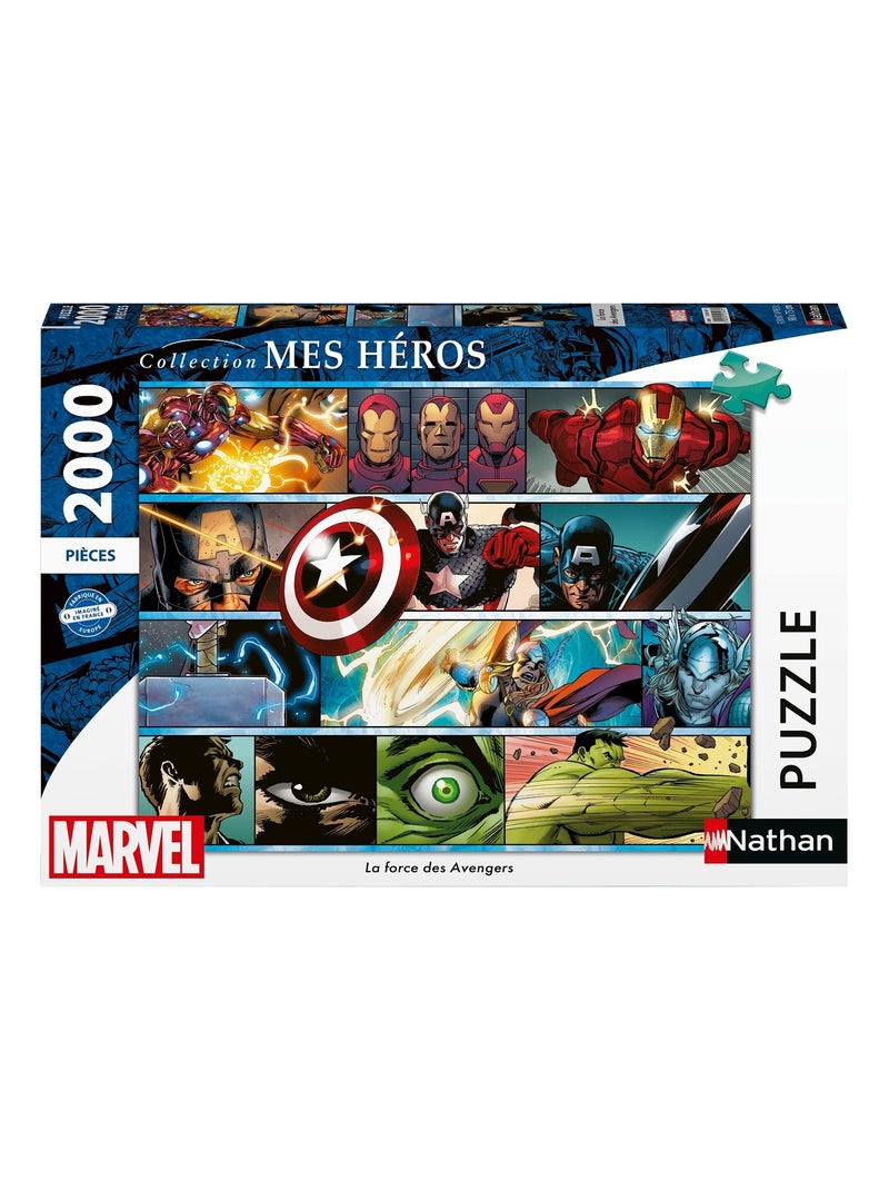 Puzzle La force des Avengers 2000 pcs N/A - Kiabi