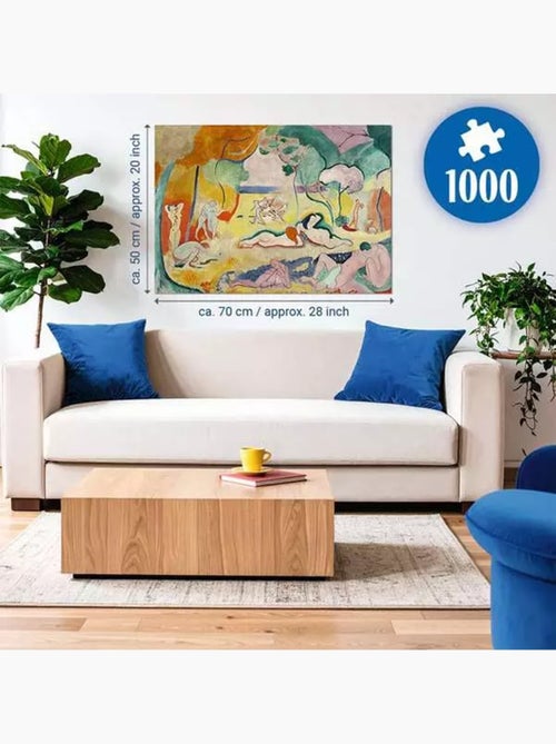 Puzzle la joie de vivre henri matisse 1000 pcs - Kiabi