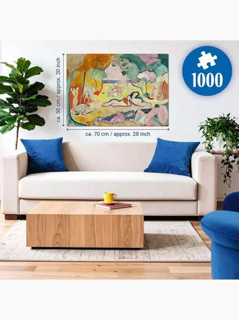 Puzzle la joie de vivre henri matisse 1000 pcs N/A - Kiabi