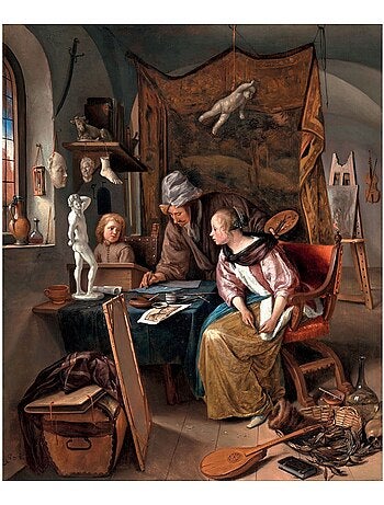 Puzzle La leçon de dessin de Steen