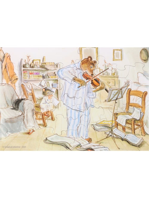 Puzzle La leçon de Musique Ernest et Célestine - Kiabi
