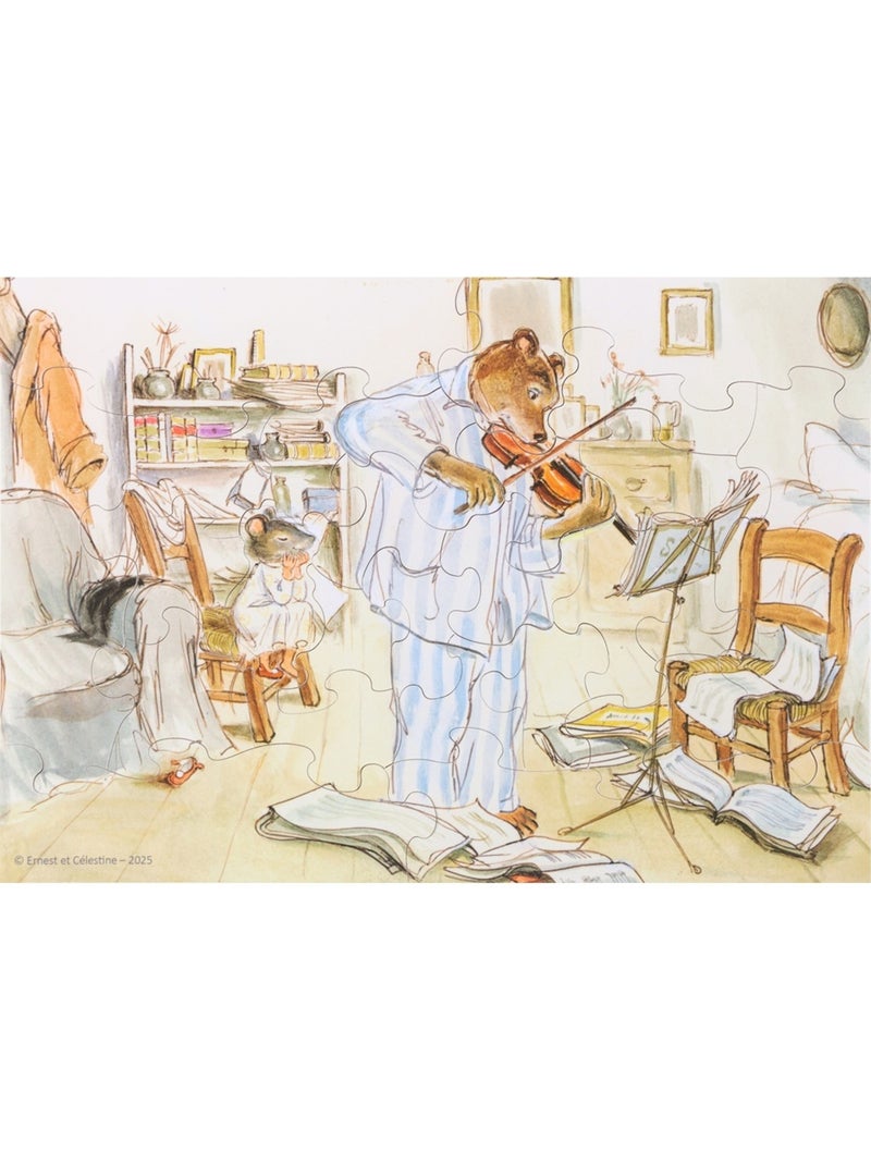 Puzzle La leçon de Musique Ernest et Célestine N/A - Kiabi